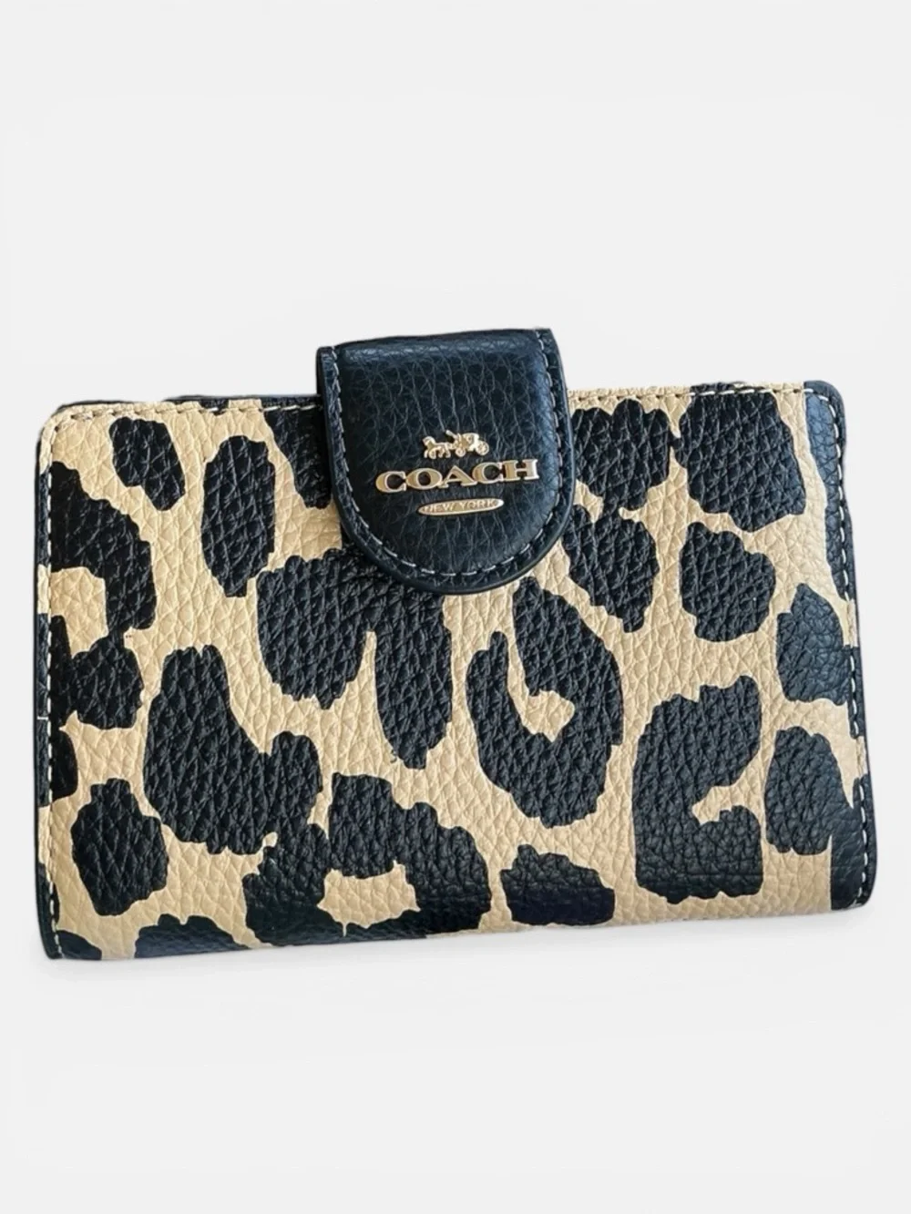 Coach Leopard Nolita 19 Wristlet + Matching Wallet Set NWT